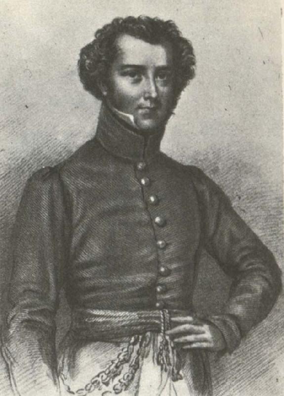 unknow artist Kapten Alexander Gordon Laing genomkorsade Sahara 1825-26 fran Tripolis till Timbuktu,dar han hoppades att kunna knyta handels-forbindelser
